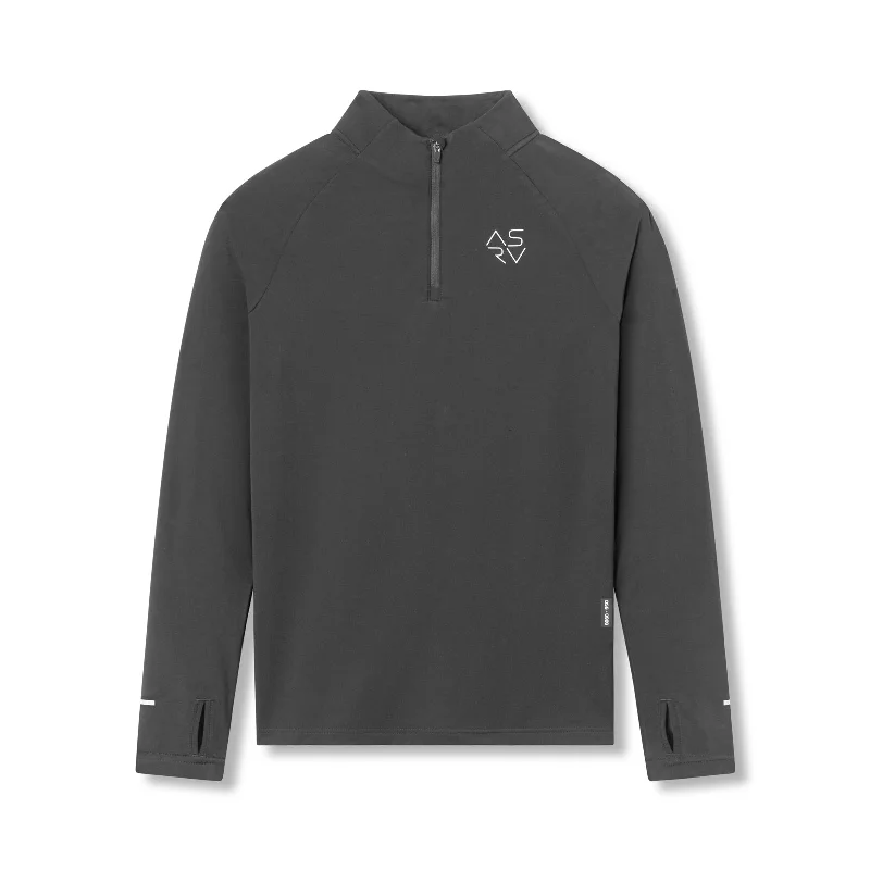 0906. Thermal Training Quarter Zip - Space Grey ""Cyber""