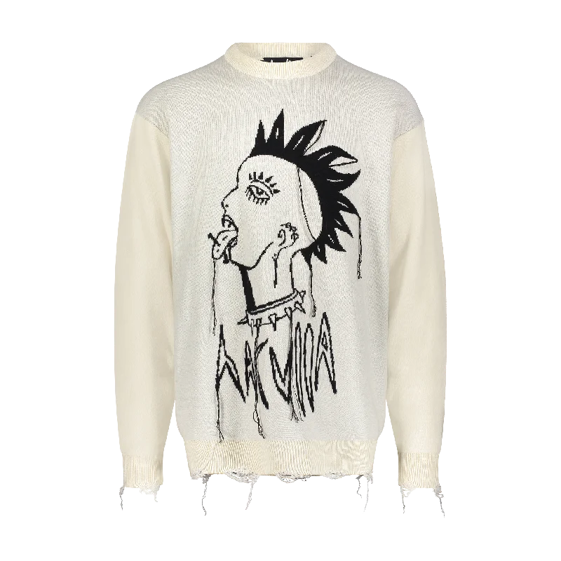 HAC PUNK SWEATER OFF WHITE