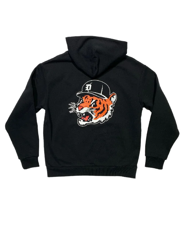 Ink Detroit - Motor City Kitty Premium Heavyweight Hoodie - Black