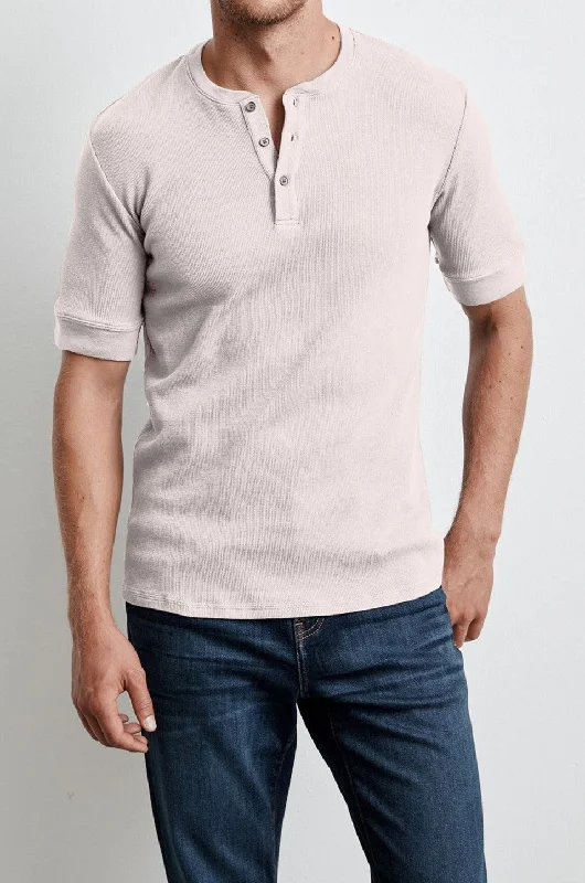 LARRY THERMAL KNIT HENLEY