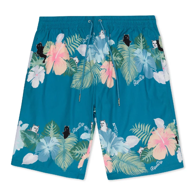 Pablo Swim Shorts (Misty Blue)