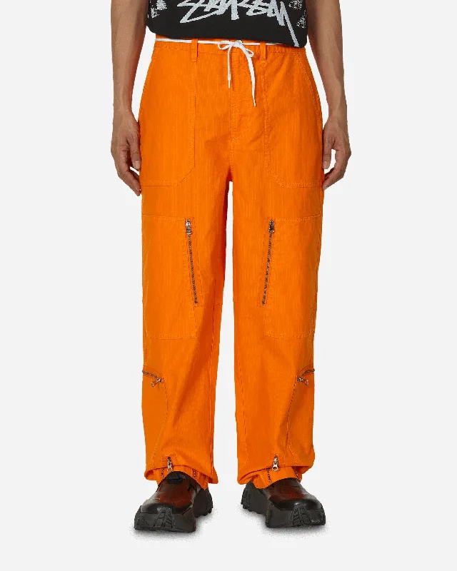 Flight Nyco Ripstop Pigment Dyed Pants Orange