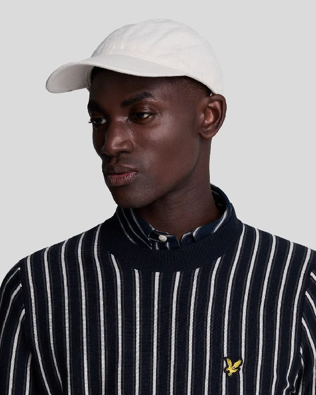 Vertical Stripe Crew Neck Jumper