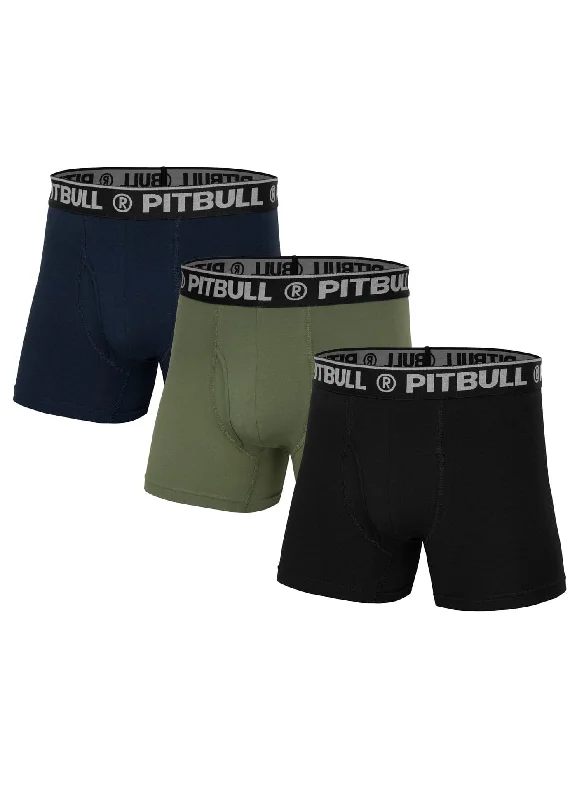 FLY 3Pack Olive/Dark Navy/Black Boxer Shorts